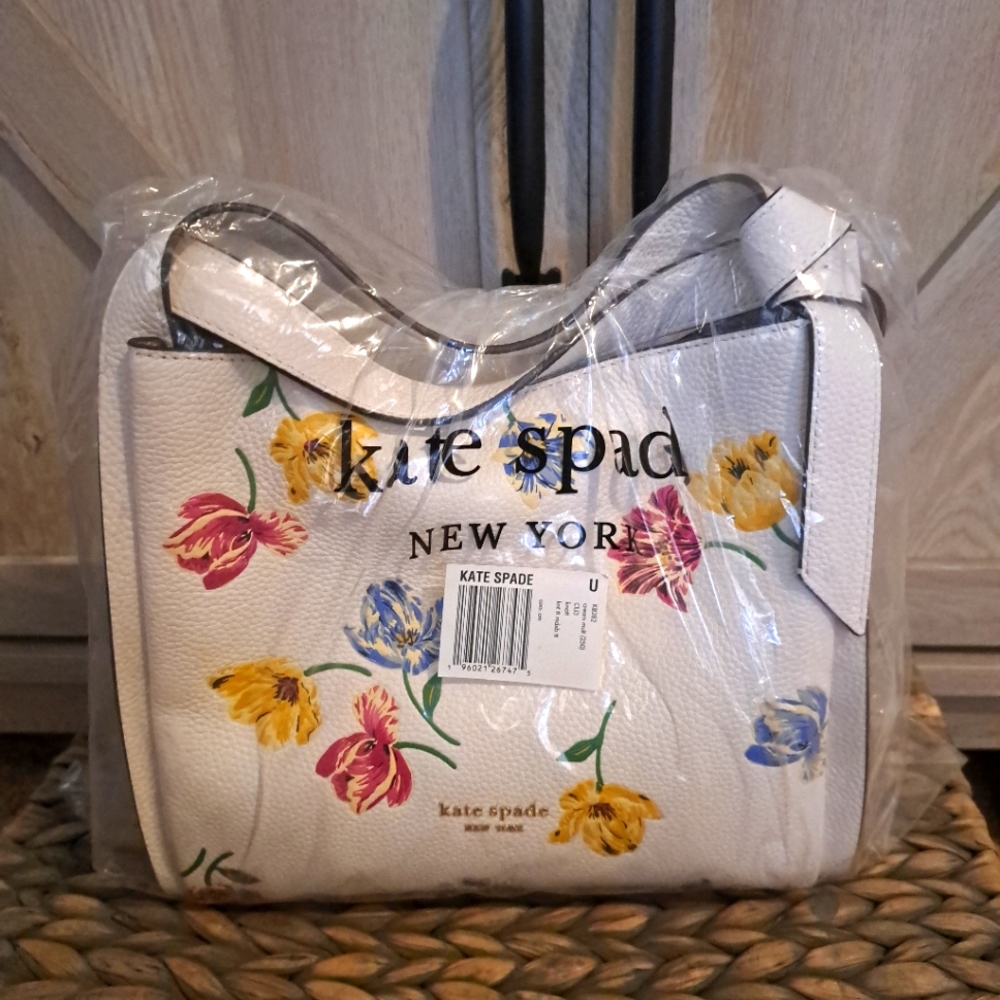 NWT Kate Spade Tulip Cream Knott Satchel